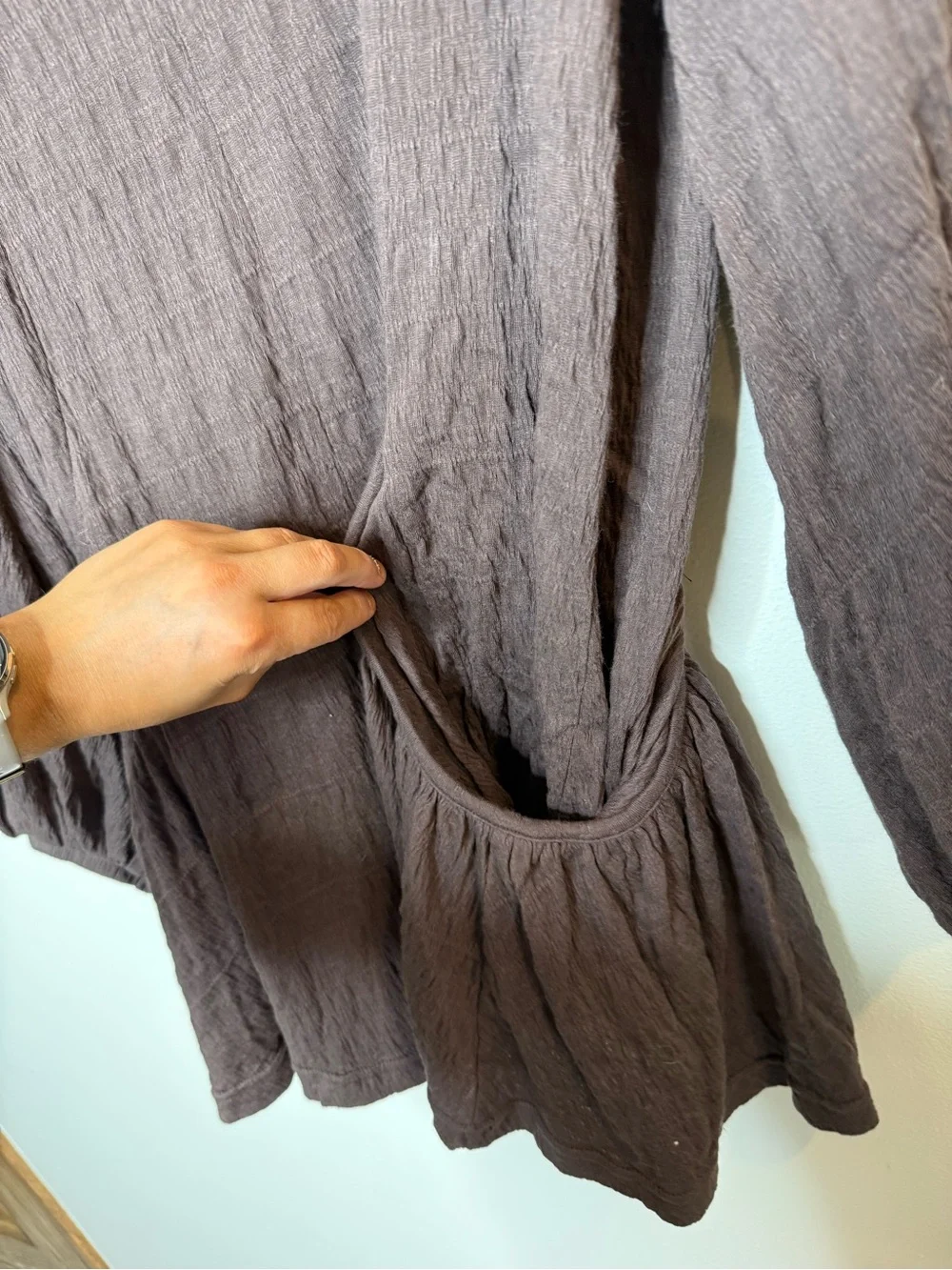 Free People Beach Bayside Mini Dress in brown size medium
